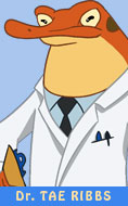 Super Newts Character - Dr. Tae Ribbs, MD - Gud Fit Entertainment