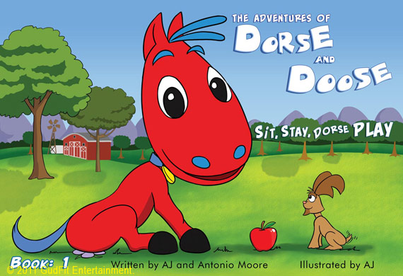 Dorse and Doose - Sit, Stay, Dorse Play; Book#1 Cover - Sit, Stay, Dorse Play; Book#1