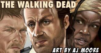AJ Moore - The Walking Dead (Set# 1)